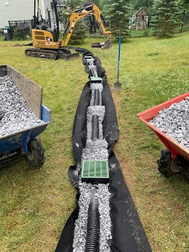 French Drain Project 5